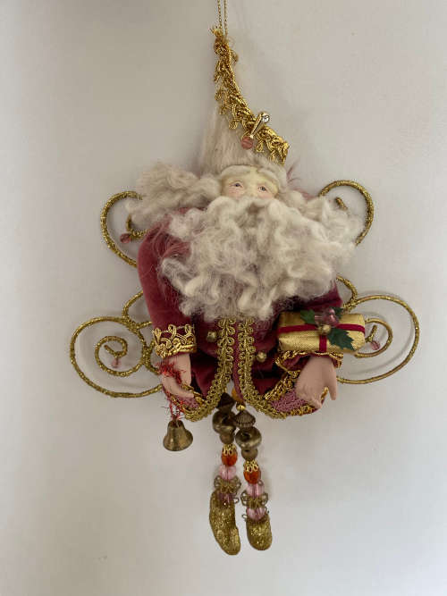 Imported Santa Christmas Ornament 28cm x 20 cm