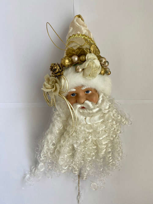 Imported Snow Santa Christmas Ornament 30cm x 12 cm