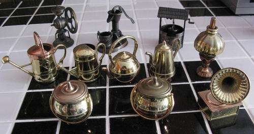11 Minature Brass Ornament Collection-Less than R10 per item!