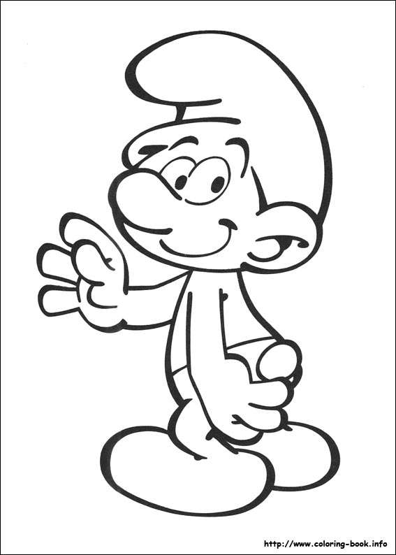 Smurfs cut out