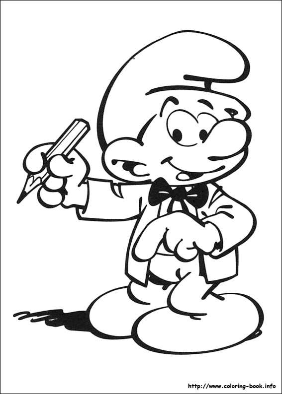 Smurfs cut out