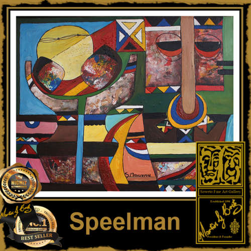 Speelman Mahlangu (1958 - 2004) ~ Collectors Item ~ High US$ Investment Value !!