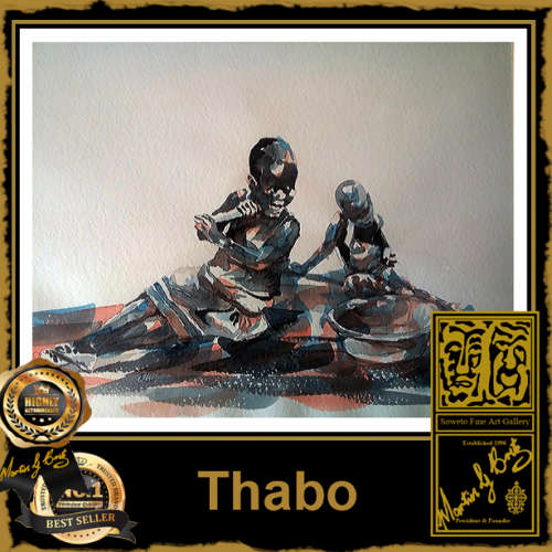 Kenneth Thabo ~ NO RESERVE !! SOUGHT AFTER WORKS !!