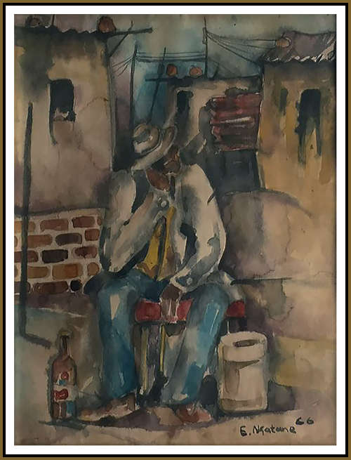 Ephraim Ngatane ~ Soweto Gold - HIGHLY RECOMMENDED ARTWORK !!