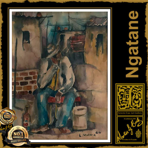 Ephraim Ngatane ~ Soweto Gold - HIGHLY RECOMMENDED ARTWORK !!
