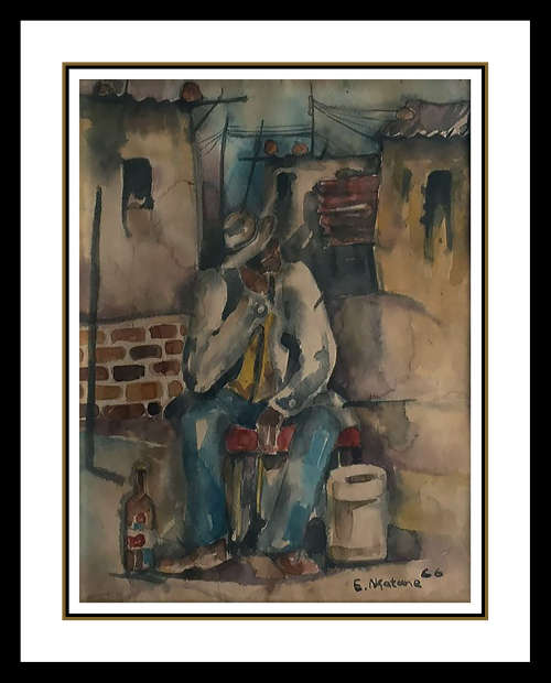 Ephraim Ngatane ~ Soweto Gold - HIGHLY RECOMMENDED ARTWORK !!