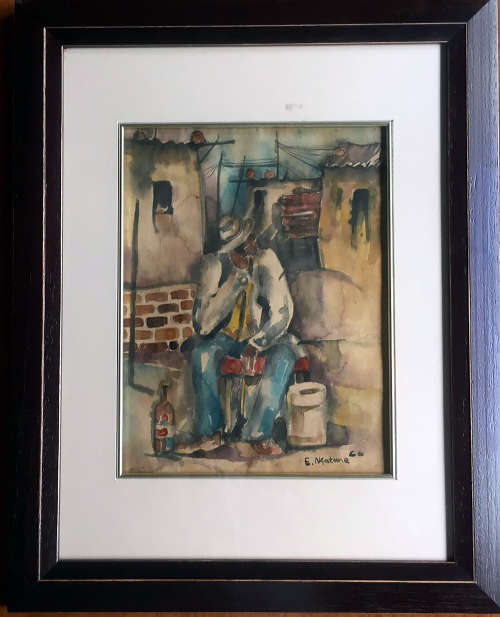 Ephraim Ngatane ~ Soweto Gold - HIGHLY RECOMMENDED ARTWORK !!