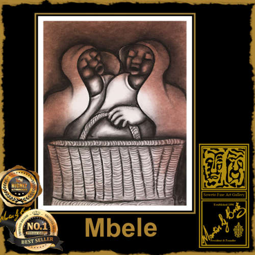 David Mbele - Illustrated Artwork - SOWETO GOLD !!