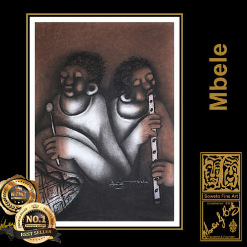 David Mbele - Illustrated Artwork - SOWETO GOLD !!