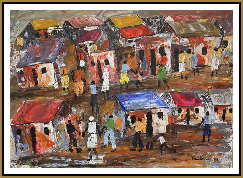 Peter Sibeko - Illustrated Artwork - SOWETO GOLD !!