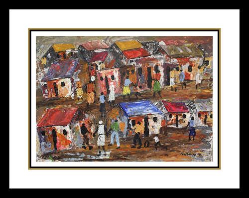 Peter Sibeko - Illustrated Artwork - SOWETO GOLD !!