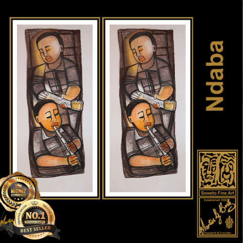 Godfrey Ndaba - Illustrated Artist - SOWETO GOLD !!