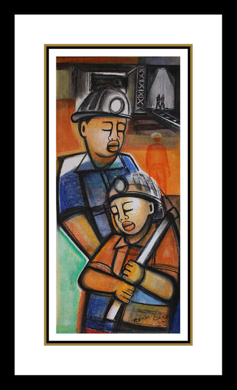 Godfrey Ndaba - Illustrated Artist - SOWETO GOLD !!