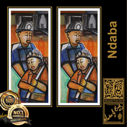 Godfrey Ndaba - Illustrated Artist - SOWETO GOLD !!
