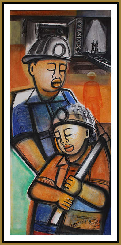 Godfrey Ndaba - Illustrated Artist - SOWETO GOLD !!