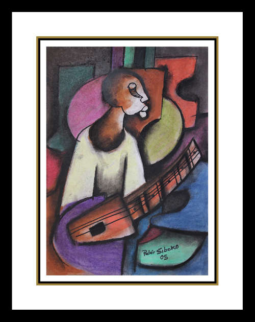 Peter Sibeko - Illustrated Artwork - SOWETO GOLD !!