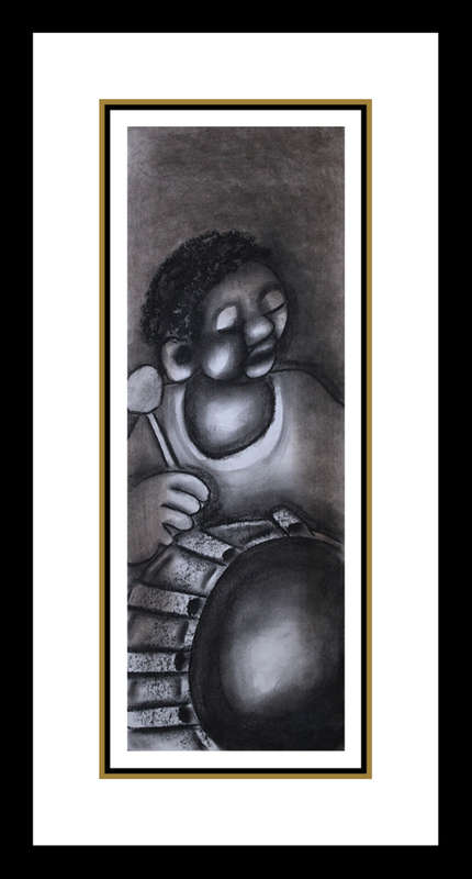 David Mbele - Illustrated Artwork - SOWETO GOLD !!