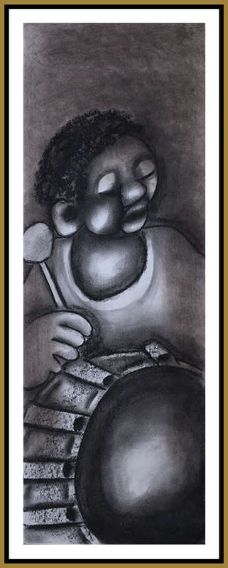 David Mbele - Illustrated Artwork - SOWETO GOLD !!