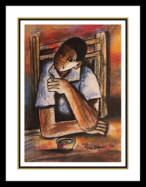 Peter Sibeko - Illustrated Artwork - SOWETO GOLD !!