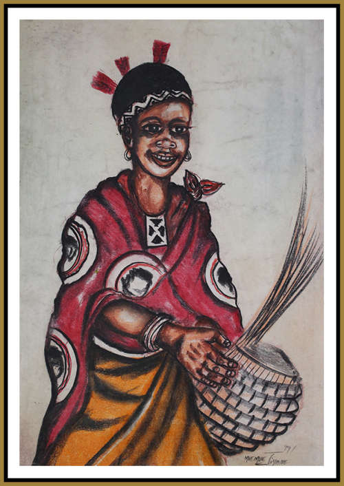 Mvemve Jiyane - Illustrated Artwork - SOWETO GOLD !!
