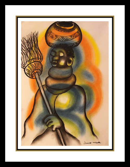 David Mbele - Illustrated Artwork - SOWETO GOLD !!