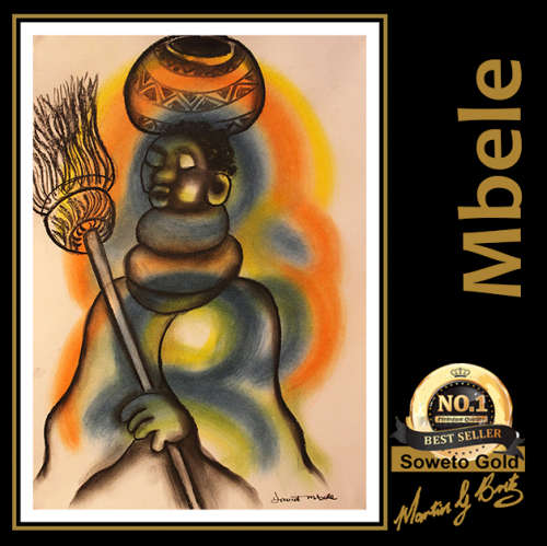 David Mbele - Illustrated Artwork - SOWETO GOLD !!