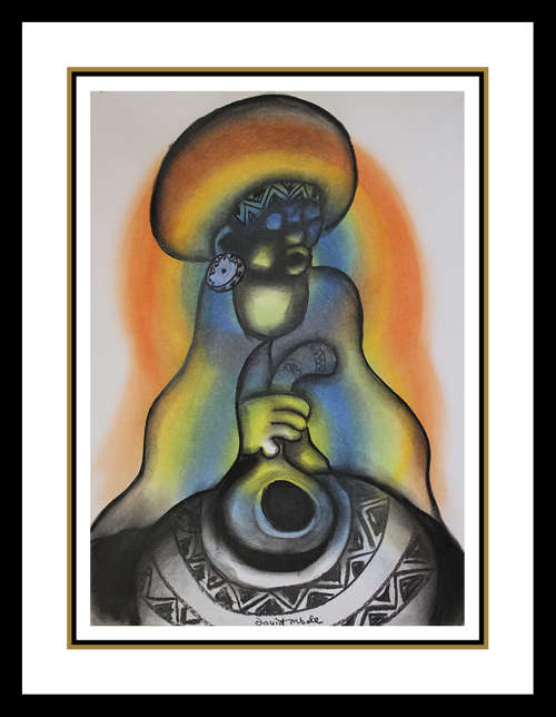 David Mbele - Illustrated Artwork - SOWETO GOLD !!