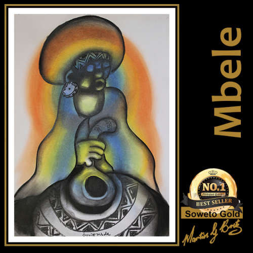 David Mbele - Illustrated Artwork - SOWETO GOLD !!