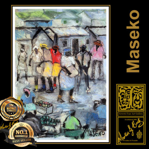 Joe Maseko - Old Master - Illustrated Artwork - HIGHLY RECOMMENDED !!