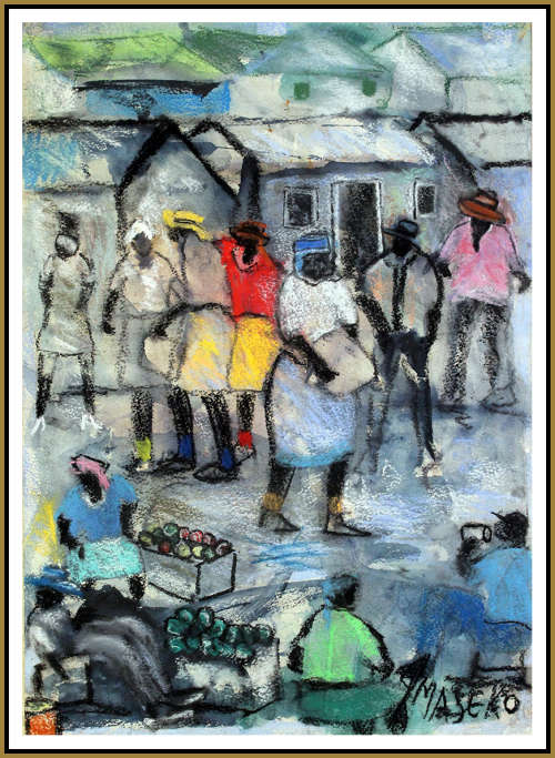 Joe Maseko - Old Master - Illustrated Artwork - HIGHLY RECOMMENDED !!