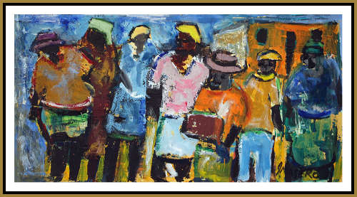 Joe Maseko - Old Master - Illustrated Artwork - HIGHLY RECOMMENDED !!