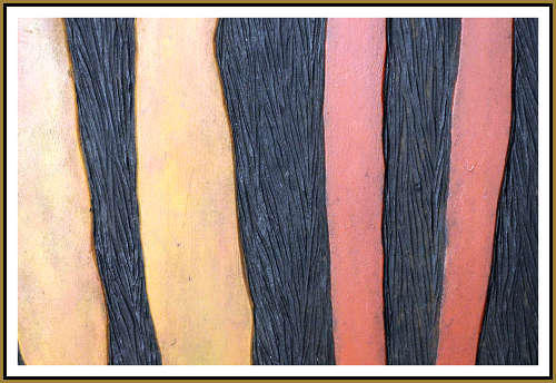 Cecil Skotnes -  Hand painted Wood Carving - HIGHLY RECOMMENDED !!
