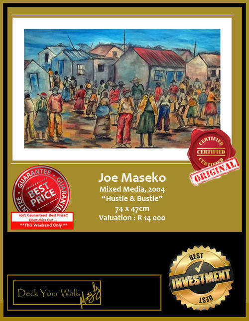 Soweto Gold - Joe Maseko - Mixed Media - Illustrated Work !!