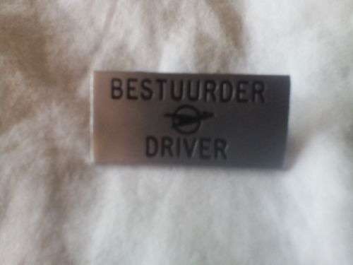 SAR driver/bestuurder silver badge