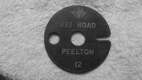 SOUTH AFRICAN RAILWAYS VAN SCHOOR TRAIN TOKEN
