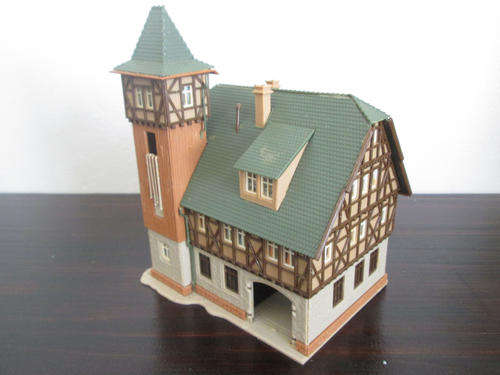 N Scale Fire Station Building
