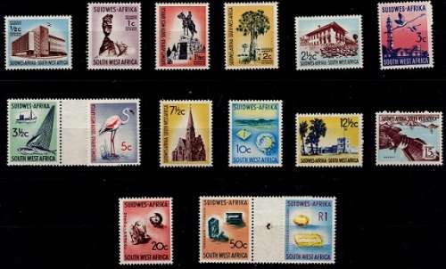 SWA 1961 Definitive Gp I (Wmk CoA) set complete VF UM