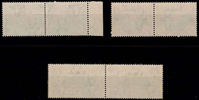SWA 1939 250th Ann of French Huguenots ovprtd set, VF UM