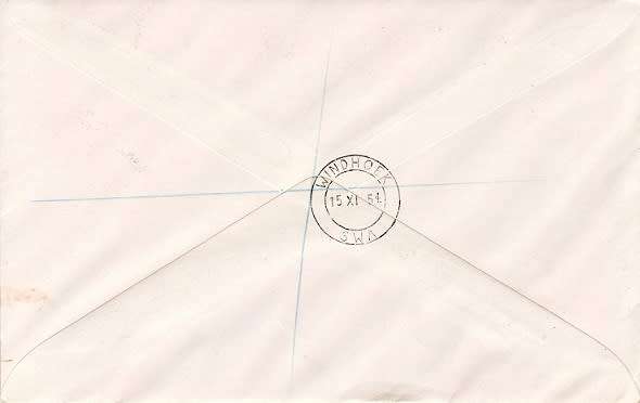 SWA 1954 Definitive set on Illustrated, Registered FDC, VF condition