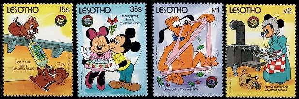 Lesotho 1982 & 86 Christmas sets VF UM