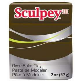 Sculpey III Clay - Suede Brown