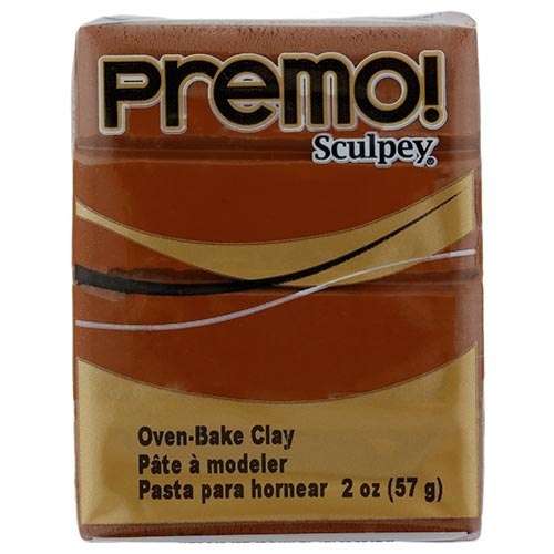 Sculpey Premo Polymer Clay - Raw Sienna