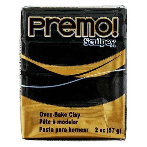 Sculpey Premo Polymer Clay - Black