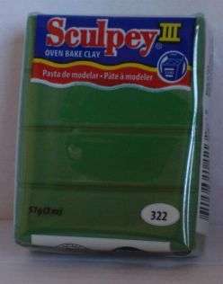 Sculpey 111 Polymer Clay - LEAF GREEN 322