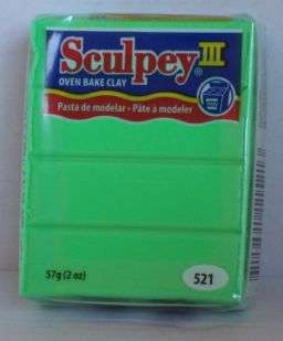 Sculpey 111 Polymer Clay - Lime 521