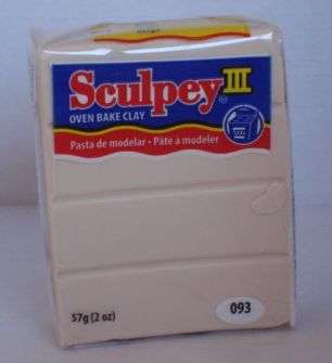 Sculpey 111 Polymer Clay - BEIGE 093