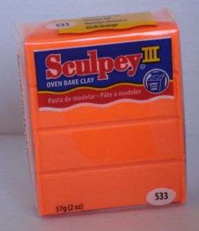 Sculpey Clay - Atomic Orange