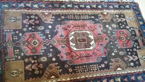 Hand made persian Hamadan Carpet
