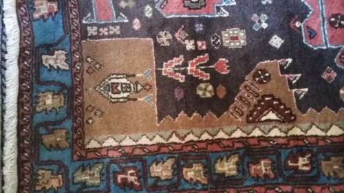 Hand made persian Hamadan Carpet