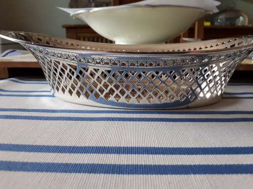 Solid Sterling silver basket